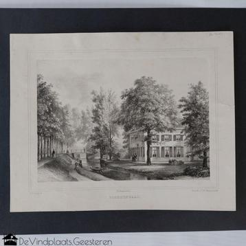 Antieke ets landhuis Bloeijendaal tussen Utrecht en De Bilt beschikbaar voor biedingen