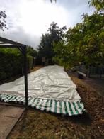 Vrachtwagenzeil / Tentzeil - 18x5m - Bootzeil, Caravanzeil, Doe-het-zelf en Verbouw, Zeil en Folie, Ophalen of Verzenden, Gebruikt