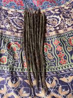 9 grijs/bruine nieuwe human hair dread extensions nu 45€, Ophalen of Verzenden, Nieuw, Pruik of Haarverlenging