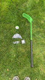 Floorbal stick, bal en bril, Sport en Fitness, Hockey, Ophalen, Zo goed als nieuw, Stick