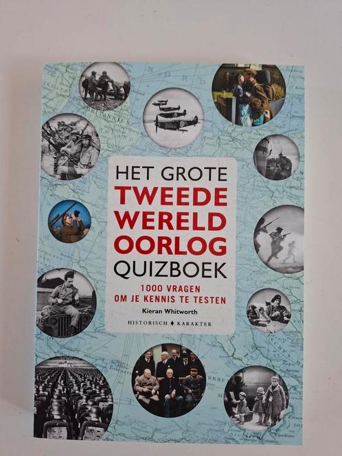 Kieran Whitworth - Het grote Tweede Wereldoorlog-quizboek, Boeken, Oorlog en Militair, Zo goed als nieuw, Ophalen of Verzenden