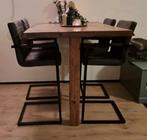 Bartafel met 4 barkrukken, Ophalen