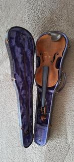 Antieke Viool met Koffer, Muziek en Instrumenten, Gebruikt, Viool, Ophalen of Verzenden, 4/4-viool
