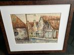 Aquarel, Brielle, gesigneerd, Ophalen of Verzenden