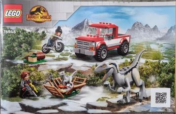 Lego | Jurassic W | Blue & Beta velociraptorvangst | 76946 beschikbaar voor biedingen