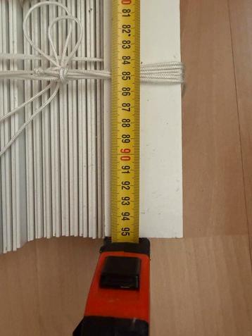 Witte Jaloezie - 50-100cm breed beschikbaar voor biedingen