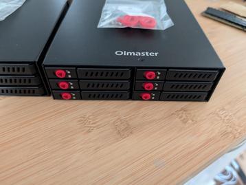 2x 6-Bay 2,5 inch SATA SSD HDD HotSwap MobieleRack/Behuizing beschikbaar voor biedingen