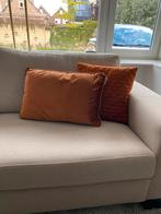 2 Oranje/bruine Sierkussens van dutch decor en hd collection, Huis en Inrichting, Ophalen of Verzenden, Zo goed als nieuw, Oranje