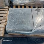 25 m2 Chinees hardsteen, 60x60x3 cm Gepolijst, Ophalen, Gebruikt, Terrastegels, Natuursteen