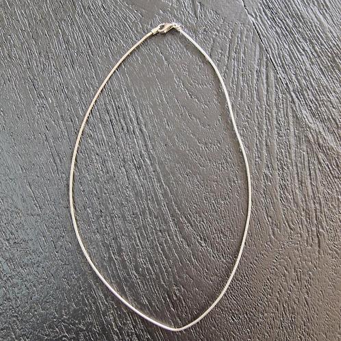 Ketting Italy  925 38cm zilver my imenso, Sieraden, Tassen en Uiterlijk, Kettingen, Gebruikt, Zilver, Zilver, Ophalen of Verzenden