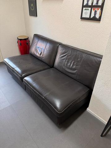 IKEA KIVIK 1-zits leren banken -bruin leer – zeldzaam model - afbeelding 7