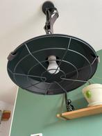 Industriële, zwarte hanglamp uit 2020, Huis en Inrichting, Lampen | Lampenkappen, Ophalen of Verzenden, Zo goed als nieuw, Rond
