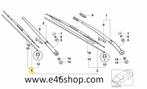 RUITENWISSERBLAD BMW E46 BIJRIJDERS KANT OE 61618225997, Ophalen of Verzenden, Nieuw, BMW
