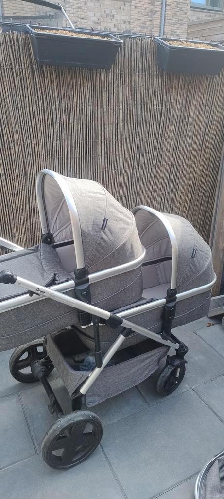 Tweeling Kinderwagen, Kinderen en Baby's, Kinderwagens en Combinaties, Gebruikt, Overige merken, Ophalen of Verzenden