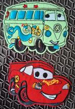 Strijkapplicaties Lightning McQueen & Fillmore Cars Disney, Hobby en Vrije tijd, Kledingapplicaties en Hotfix, Ophalen of Verzenden
