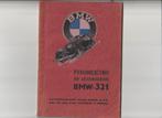 BMW 321 handbuch/ ERZATISTE l-L ISTE Kraftwag, Ophalen of Verzenden