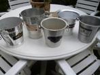 aluminium champagne koelers, Ophalen of Verzenden, Zo goed als nieuw, Minder dan 5 flessen, Metaal