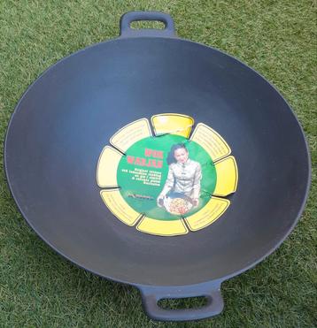 Vintage Gietijzeren Wadjan / Wok Rela Elektro 37cm  NIEUW!! beschikbaar voor biedingen