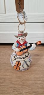 Jim Shore, heartwood creek Graceland Sneeuwpop Ornament, Ophalen of Verzenden, Nieuw