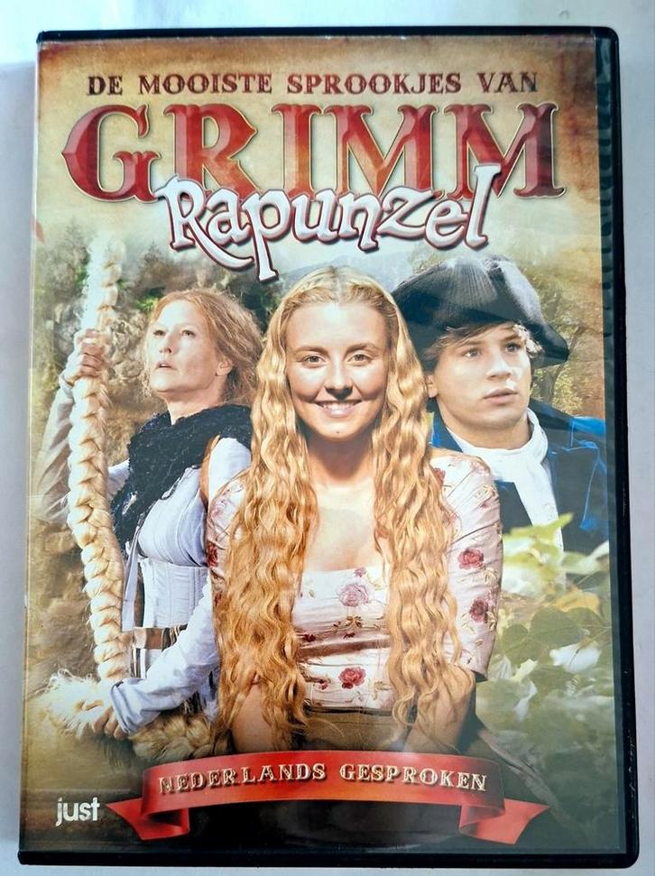 De mooiste sprookjes van Grimm Rapunzel, Cd's en Dvd's, Dvd's | Kinderen en Jeugd, Zo goed als nieuw, Film, Avontuur, Alle leeftijden