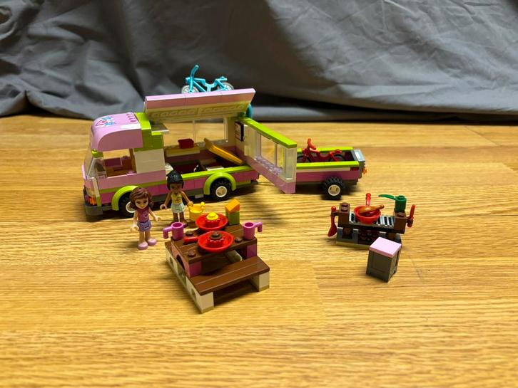 Lego Friends 3184 Coole camper, Kinderen en Baby's, Speelgoed | Duplo en Lego, Zo goed als nieuw, Lego, Complete set, Ophalen of Verzenden