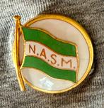 Vintage NASM pet embleem, speld, HAL Holland-Amerika Lijn, Verzamelen, Scheepvaart, Ophalen of Verzenden, Gebruikt, Gebruiksvoorwerp