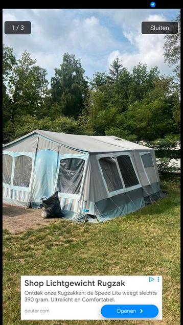 Tent (vouwwagen )75,— beschikbaar voor biedingen