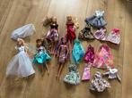 Barbie poppen + kleding, Ophalen of Verzenden, Gebruikt, Barbie