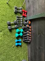 Dumbells verschillende gewichten per set te koop, Sport en Fitness, Fitnessmaterialen, Ophalen of Verzenden, Zo goed als nieuw