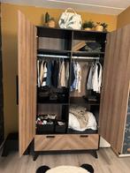 Baby/Peuter Kledingkast & Commode - Zwart/Hout, Kinderen en Baby's, Kinderkamer | Commodes en Kasten, Ophalen of Verzenden, Zo goed als nieuw
