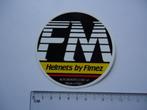 sticker FM FIMEZ  helm motorrace cross italie made italy, Overige typen, Zo goed als nieuw, Verzenden
