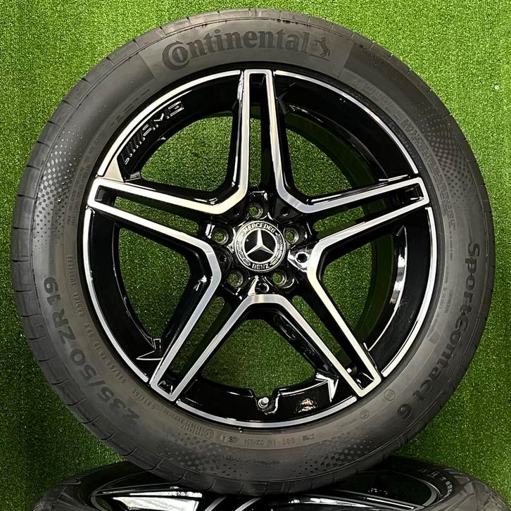 Originele 19 inch Mercedes GLA GLB velgen banden W247 X247, Auto-onderdelen, Banden en Velgen, Banden en Velgen, Zomerbanden, 19 inch