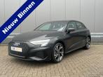 Audi A3 Sportback 35 TDI S-Line Nieuw Staat ! 360 Camera / E, Lichtsensor, Zwart, 4 cilinders, 150 pk