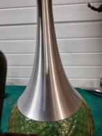 hanglamp druppel glas vintage jaren 70, Huis en Inrichting, Lampen | Hanglampen, Ophalen of Verzenden