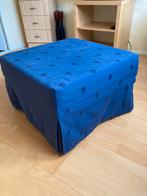 Mooie Hocker Poef, Huis en Inrichting, Banken | Voetenbanken en Poefen, Ophalen, Zo goed als nieuw, Hout, Vierkant