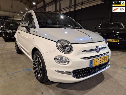 Fiat 500 1.0 Hybrid DolceVita - Panormadak - Navigatie - Air, Auto's, Fiat, Bedrijf, Te koop, ABS, Airbags, Airconditioning, Centrale vergrendeling