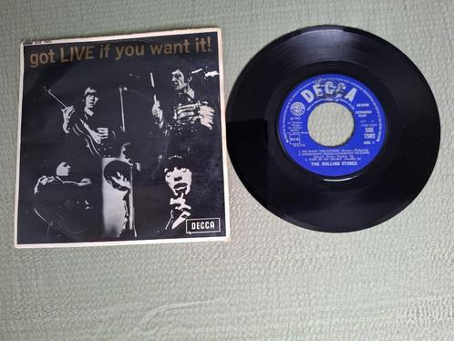 The rolling stones / Got live if you want it UK 1965 EP, Cd's en Dvd's, Vinyl Singles, Gebruikt, EP, Pop, 7 inch, Ophalen of Verzenden
