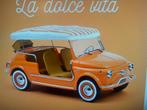 Norev 1:18 Fiat 500 Jolly - Oranje/Geel - Nieuw, Fiat, Auto, Nieuw, Norev