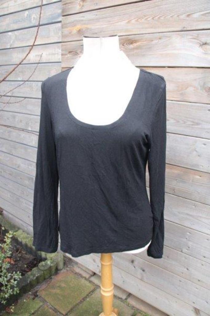 Tuniek zwart kant Nadine H H01 (L) Vaste prijs, Kleding | Dames, Blouses en Tunieken, Zo goed als nieuw, Maat 42/44 (L), Zwart