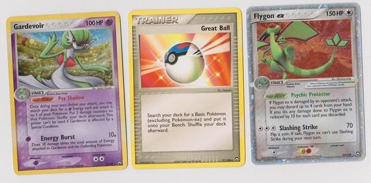 (032) POKeMON kaarten van de serie Ex Power Keepers, Hobby en Vrije tijd, Verzamelkaartspellen | Pokémon, Zo goed als nieuw, Meerdere kaarten