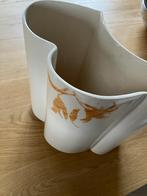Vaas, Gebruikt, Wit, Aardewerk of Porselein, Ophalen of Verzenden