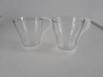 2 theeglazen, Huis en Inrichting, Keuken | Servies, Glas of Glazen, Ophalen of Verzenden, Overige stijlen, Glas