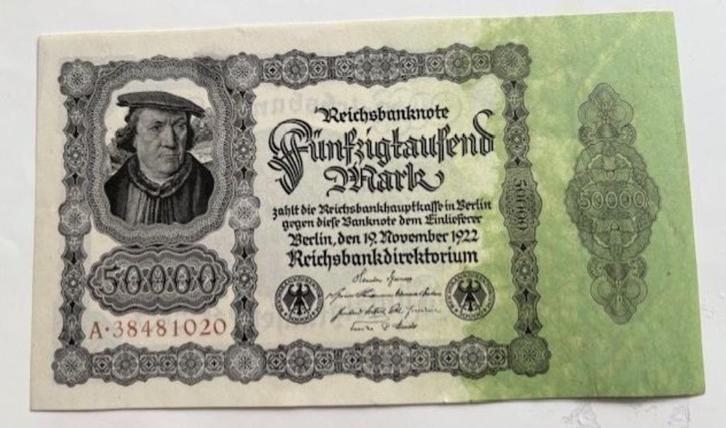 Reichsbanknote  UNC, Postzegels en Munten, Bankbiljetten | Europa | Niet-Eurobiljetten, Los biljet, Duitsland, Ophalen of Verzenden