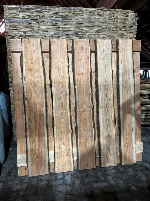 Schutting bamboescherm wilgenmat Douglas hout rietmat, plaat, Tuin en Terras, Schuttingen, Nieuw, Hout, Ophalen of Verzenden