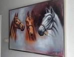 Paarden schilderij, Ophalen