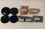 Bretelastiek 4x, zakje rugstuk leertjes, clips v bretels, Ophalen of Verzenden, Nieuw, Lint, Band of Elastiek