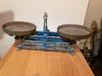 Antieke blauwe balans weegschaal, Antiek en Kunst, Ophalen