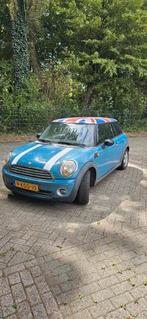 Mini 1.4 16V ONE 2007 Blauw, Auto's, Voorwielaandrijving, 48 €/maand, Geïmporteerd, 500 kg