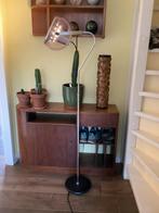 Vintage Herda vloerlamp, jaren 70, gietijzer & chroom, Ophalen, Gebruikt, Metaal, 150 tot 200 cm