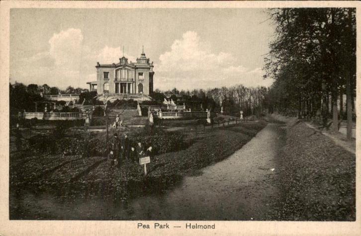 Pea Park- Helmond, Verzamelen, Ansichtkaarten | Nederland, Gelopen, Noord-Brabant, Voor 1920, Ophalen of Verzenden